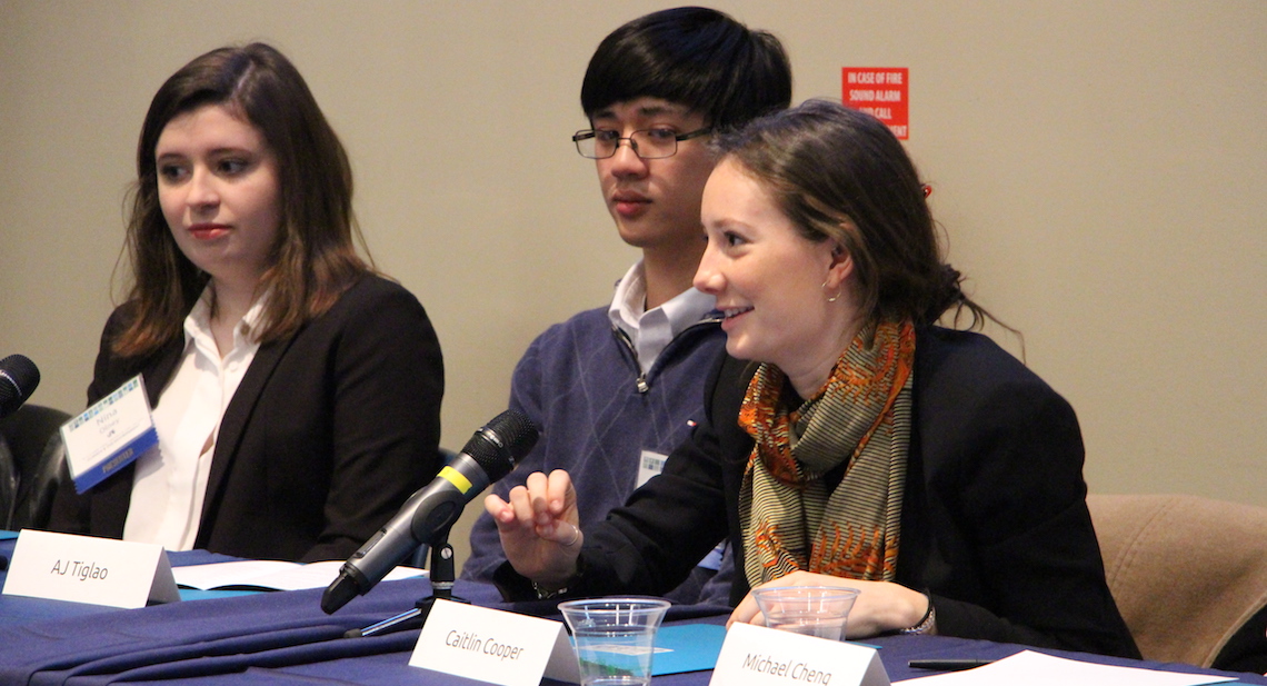 Caitlin Cooper speaking on Global Governance, Policy, and Industry Trends